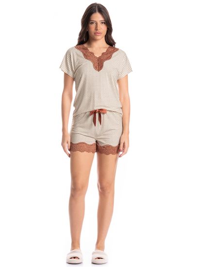 Pijama Feminino Curto Maju - Imagem 3 - Desktop