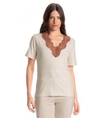 Pijama Feminino Pescador Maju - Imagem 3 - Mobile