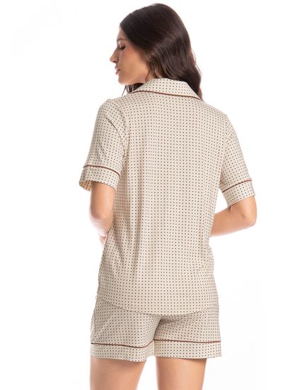 Pijama Americano Feminino Curto Maju - Imagem 2 - Desktop