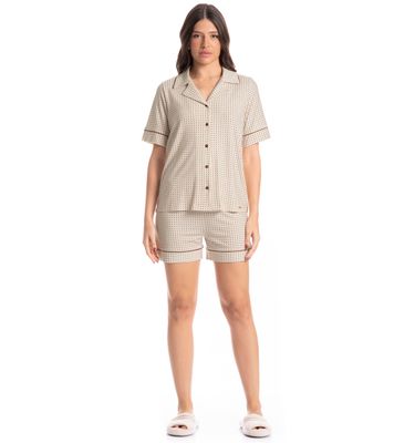 Pijama Americano Feminino Curto Maju - Imagem 3 - Mobile