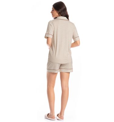 Pijama Americano Feminino Curto Maju - Imagem 4 - Mobile