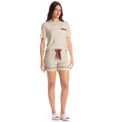 Pijama Feminino Curto Maiana - Imagem 3 - Mobile