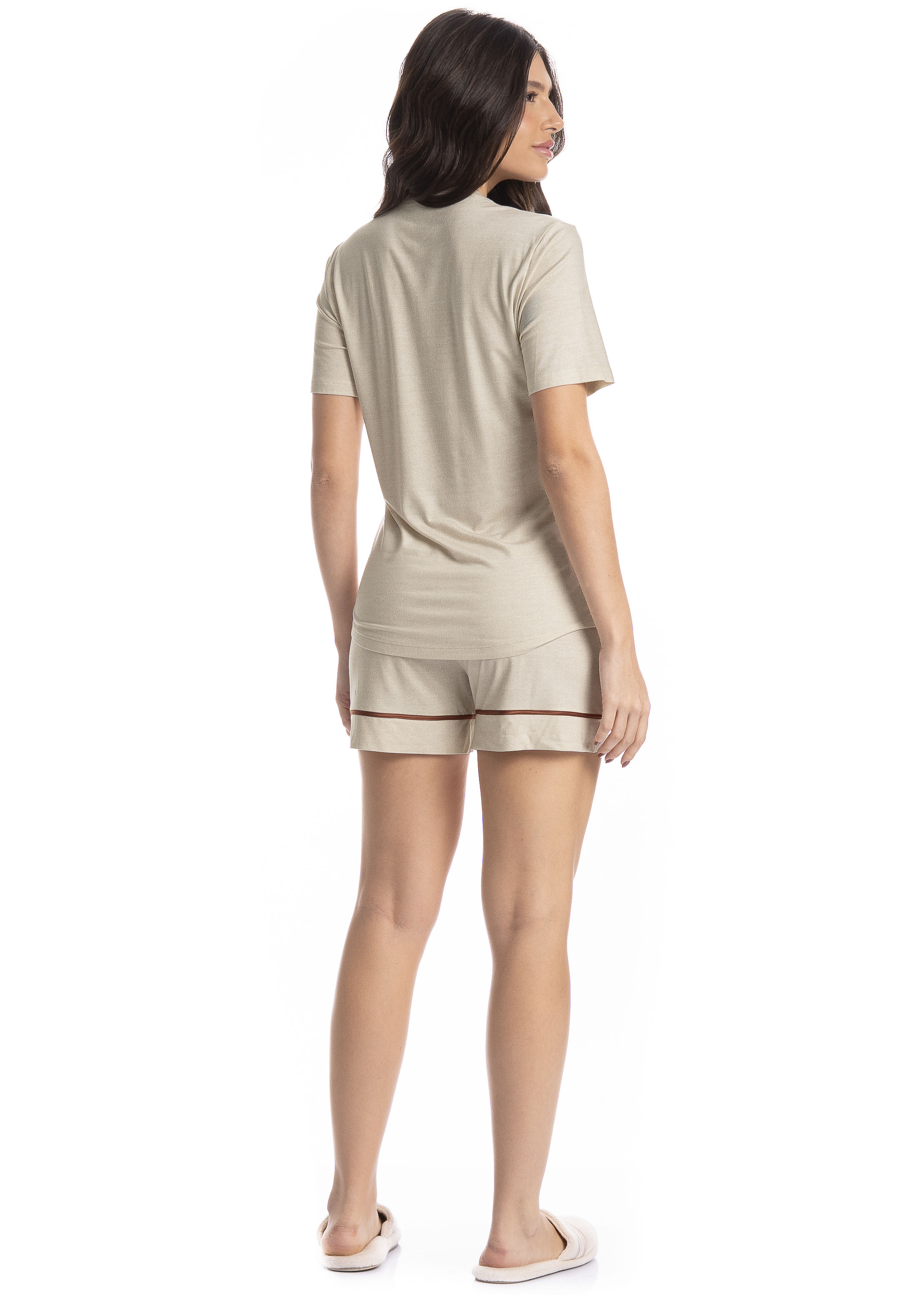 Pijama Feminino Curto Maiana - Imagem 4 - Mobile