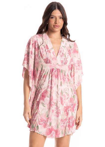 Kaftan Feminino Curto Ana Rosa - Imagem 1