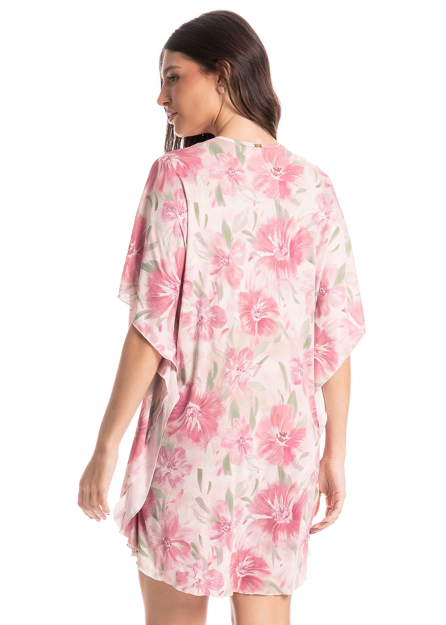 Kaftan Feminino Curto Ana Rosa - Imagem 2