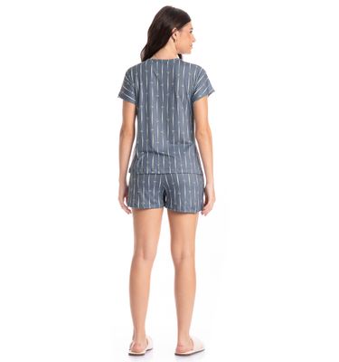Pijama Feminino Curto Laços - Imagem 4 - Mobile
