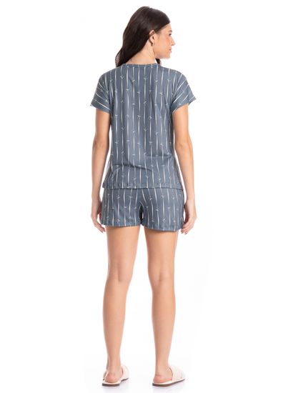 Pijama Feminino Curto Laços - Imagem 4 - Desktop