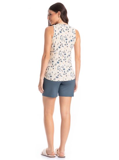 Pijama Feminino Shortão Regata Manoela - Imagem 4 - Desktop