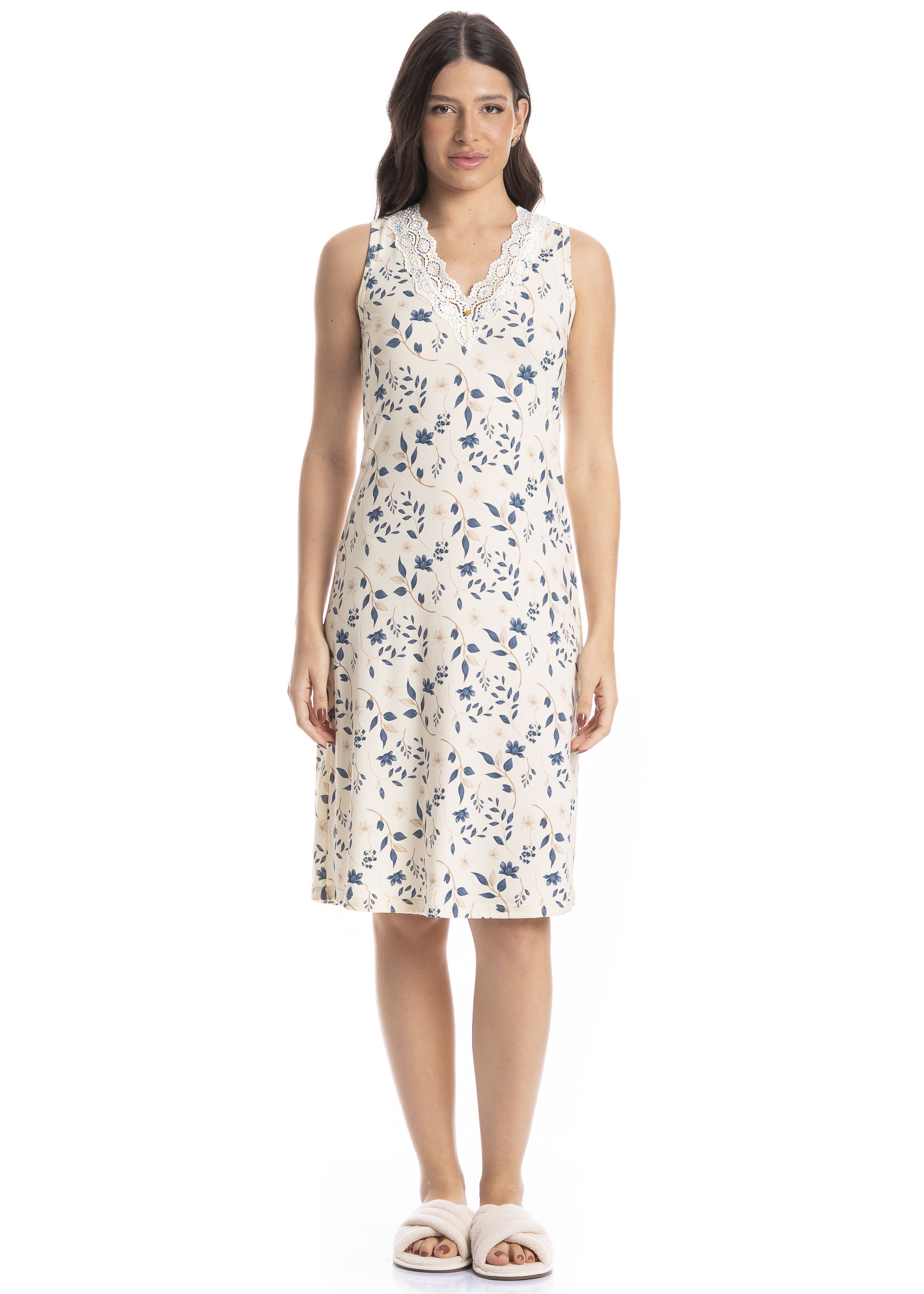 Camisão Médio Regata Manoela - Imagem 1