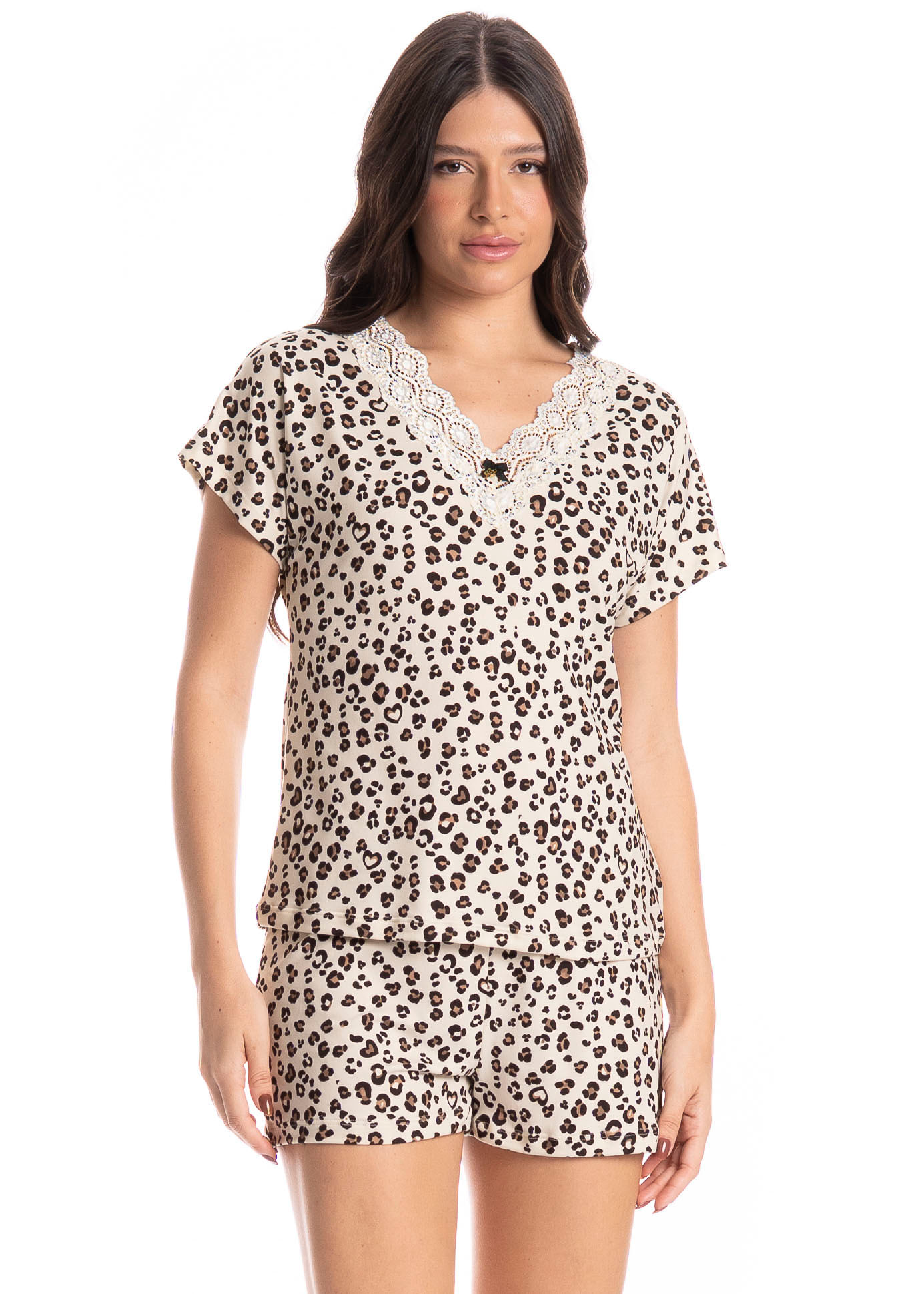 Pijama Feminino Curto Carmela - Imagem 1