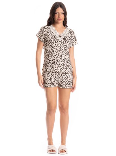Pijama Feminino Curto Carmela - Imagem 3 - Desktop