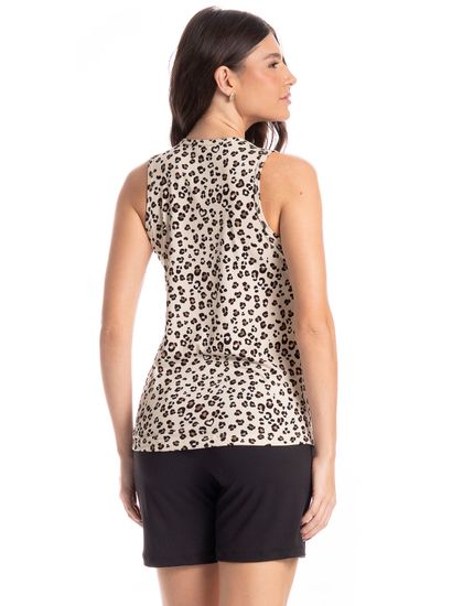 Pijama Feminino Shortão Regata Carmela - Imagem 2 - Desktop