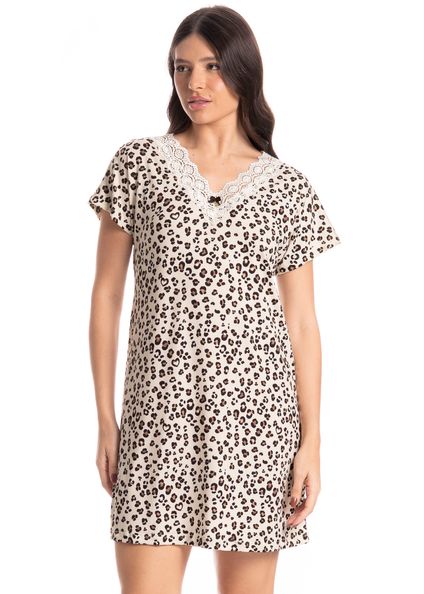 Camisão Feminino Carmela Preto - Imagem 1