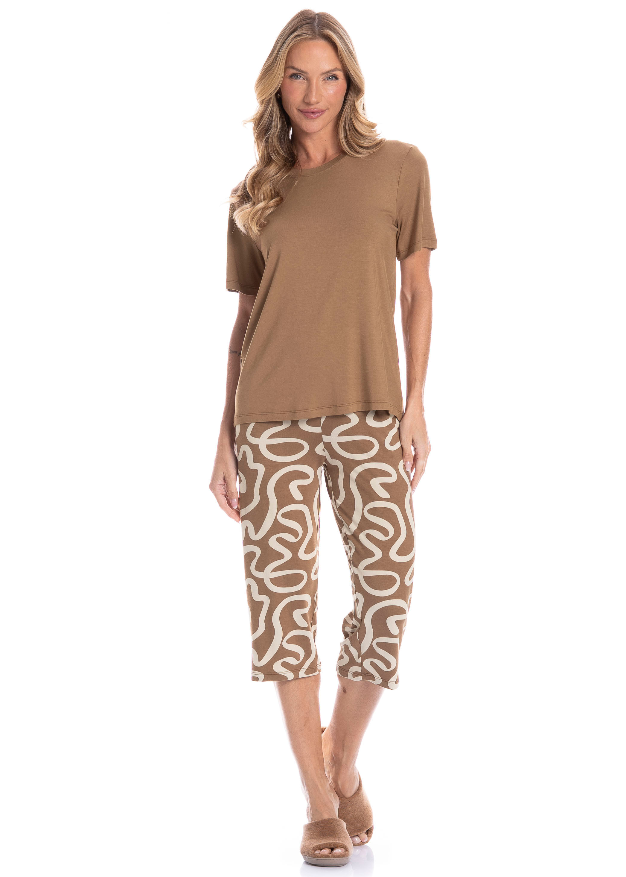 Pijama Feminino Pescador Luana - Imagem 1
