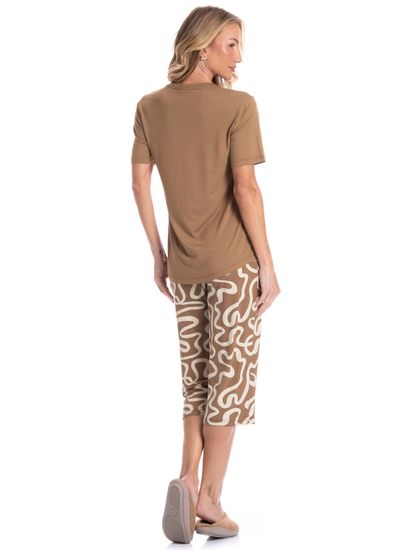Pijama Feminino Pescador Luana - Imagem 2 - Desktop