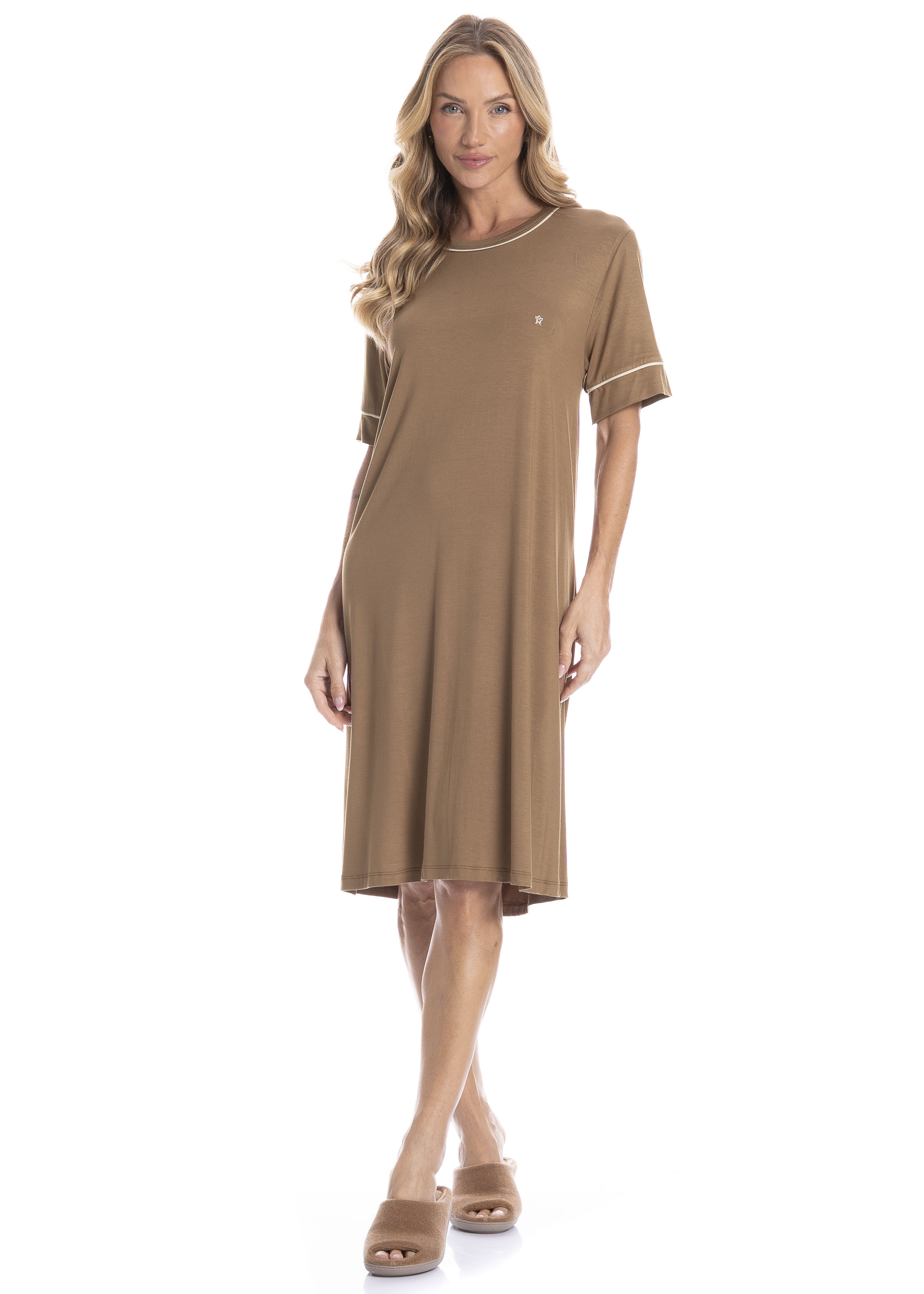 Camisão Feminino Médio Lisa - Imagem 1