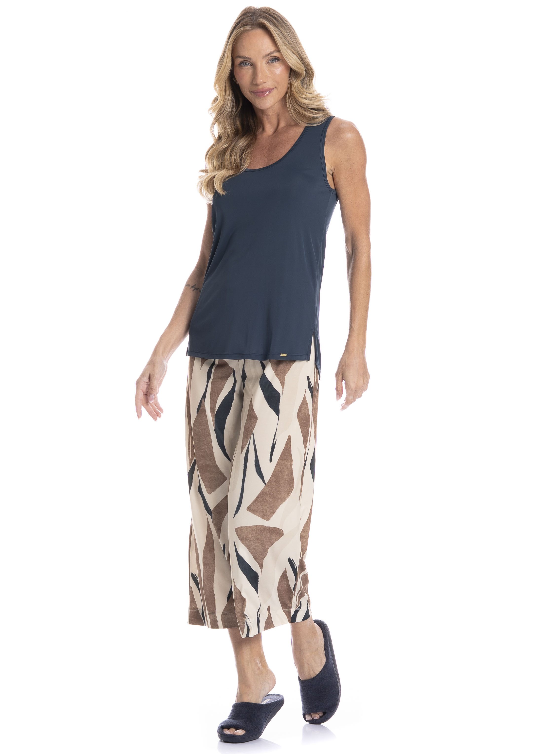 Pijama Feminino Capri Teresa - Imagem 1