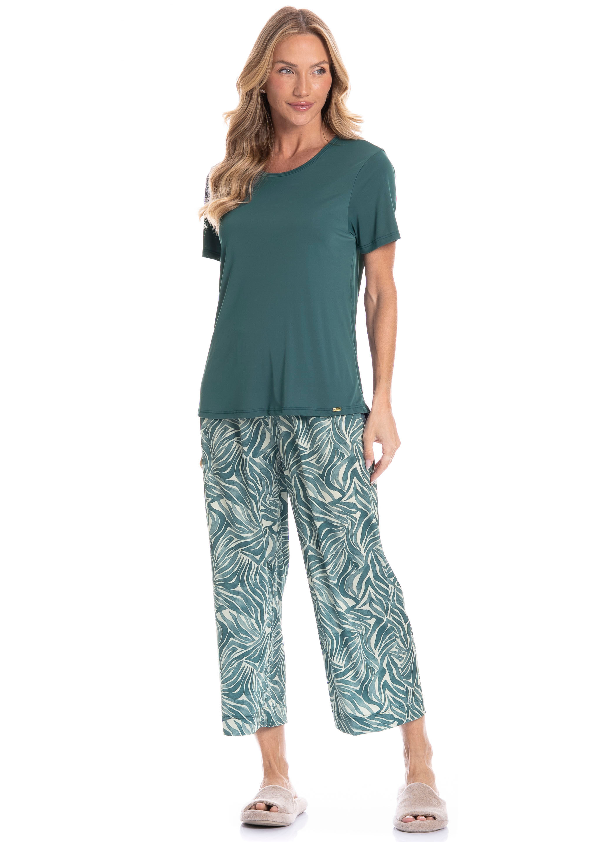 Pijama Feminino Capri Rafaela - Imagem 1