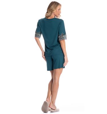 Pijama Feminino Shortão Alana - Imagem 4 - Mobile