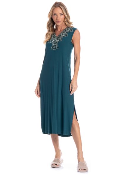 Camisão Midi Regata Alana Verde - Imagem 1