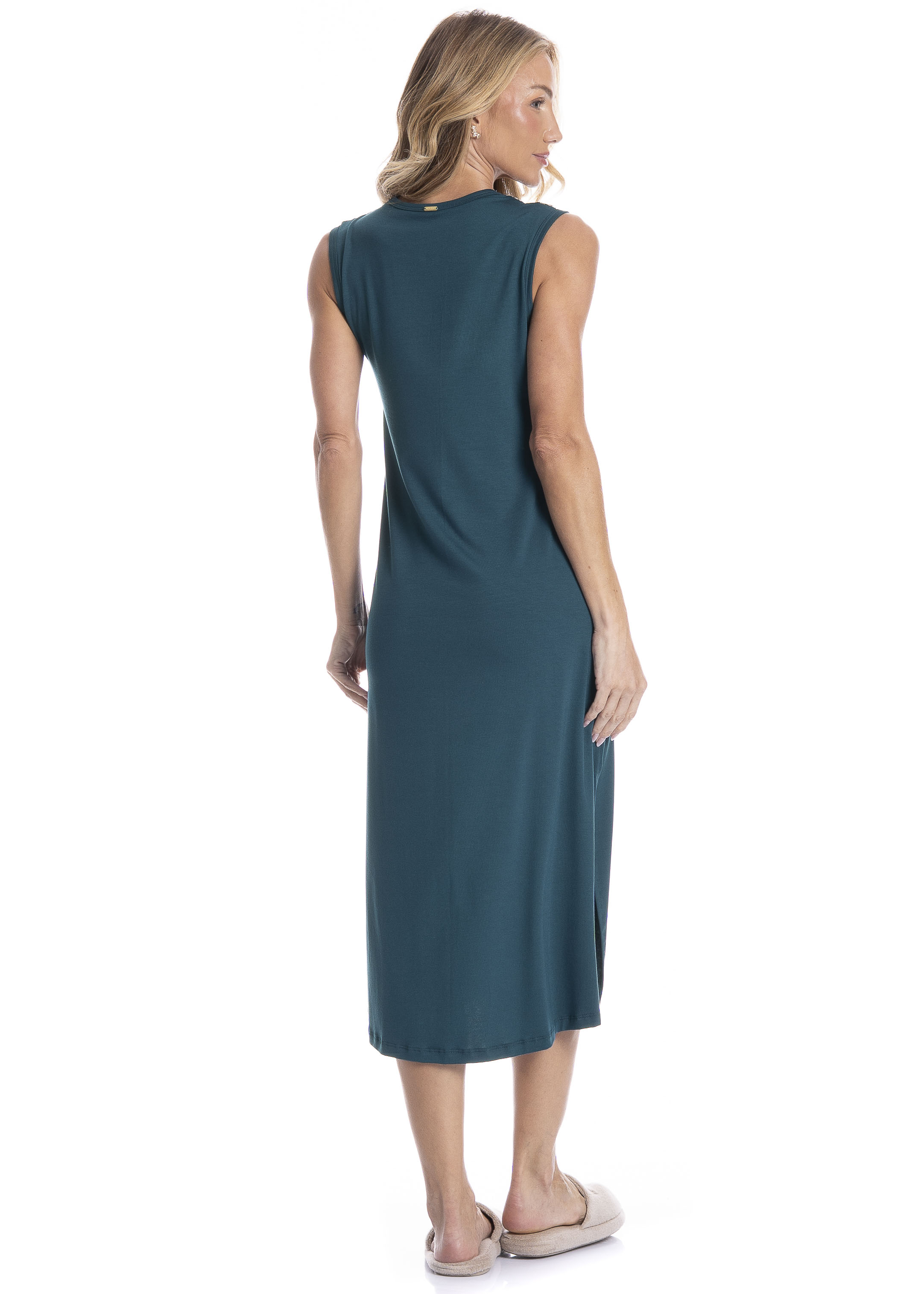 Camisão Midi Regata Alana Verde - Imagem 2