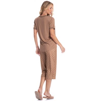 Pijama Feminino Pescador Betina - Imagem 2 - Mobile