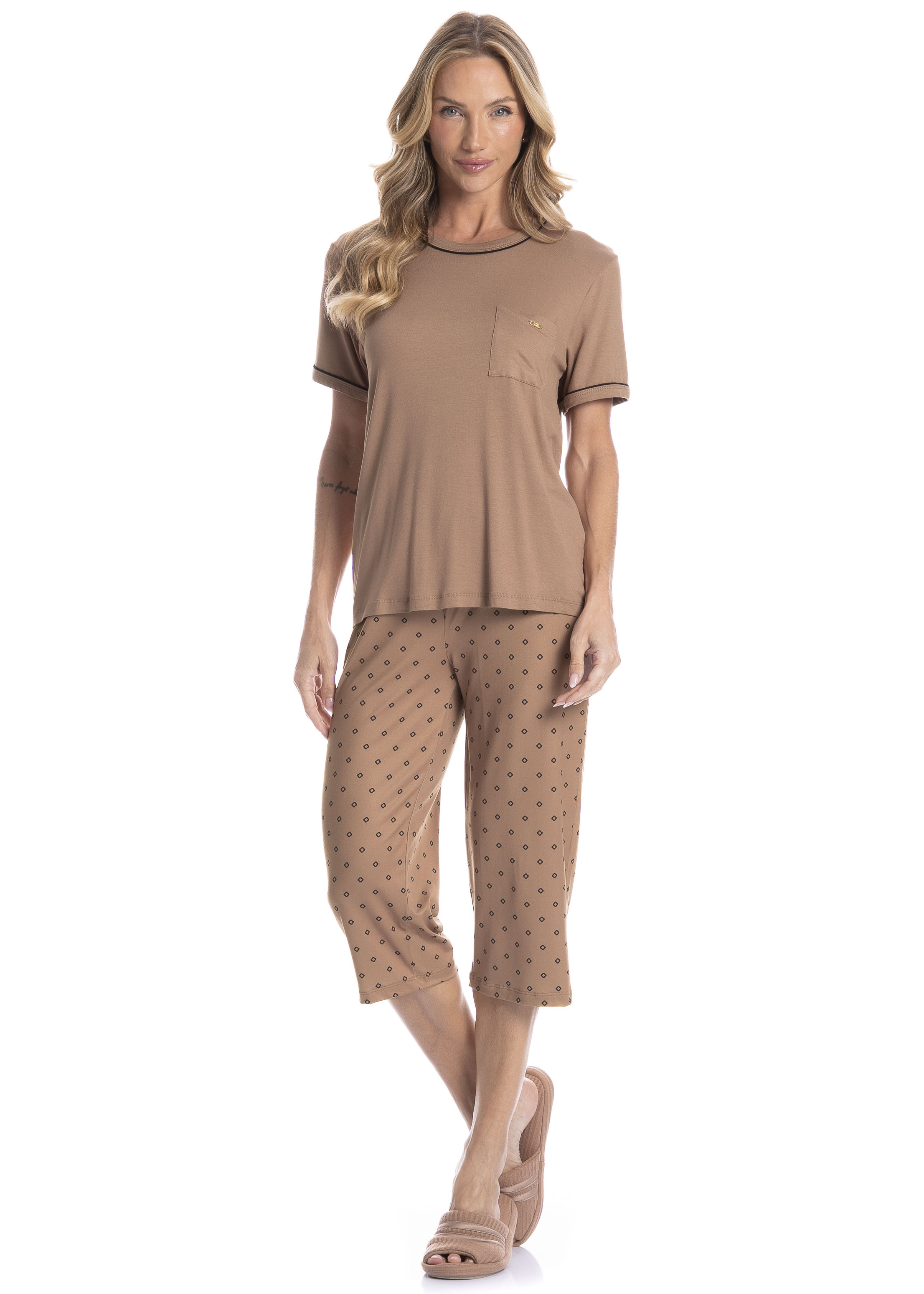 Pijama Feminino Pescador Betina - Imagem 1