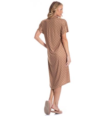Camisão Feminino Abotoado Médio Betina - Imagem 2 - Mobile