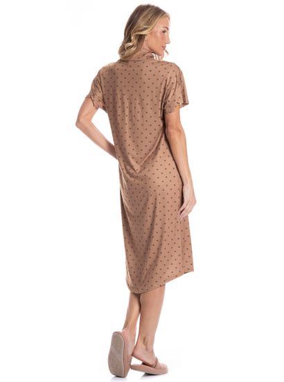 Camisão Feminino Abotoado Médio Betina - Imagem 2 - Desktop