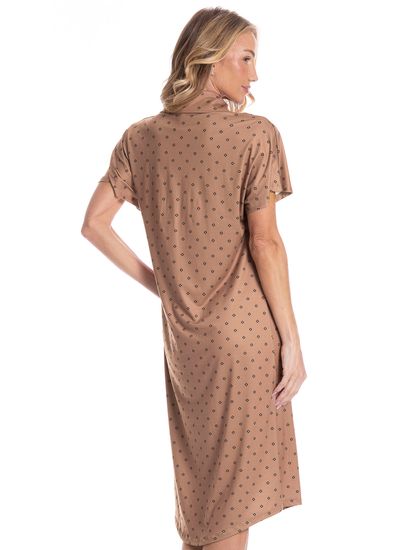 Camisão Feminino Abotoado Médio Betina - Imagem 4 - Desktop