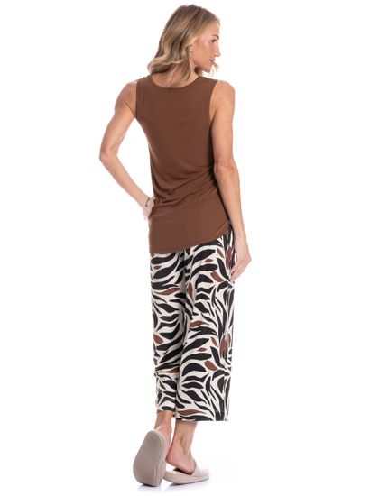 Pijama Feminino Capri Gisele - Imagem 2 - Desktop
