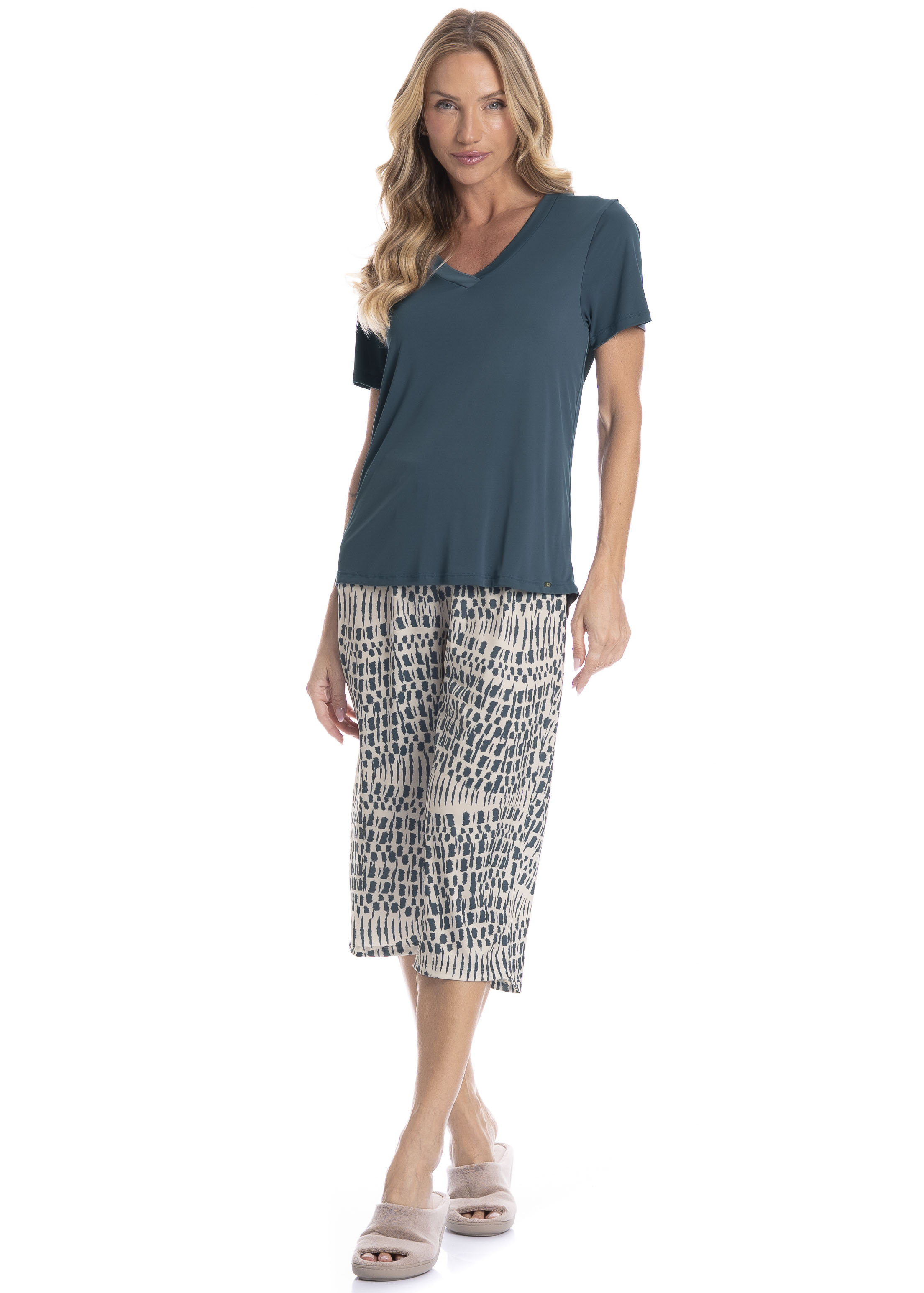 Pijama Feminino Pescador Júlia - Imagem 1