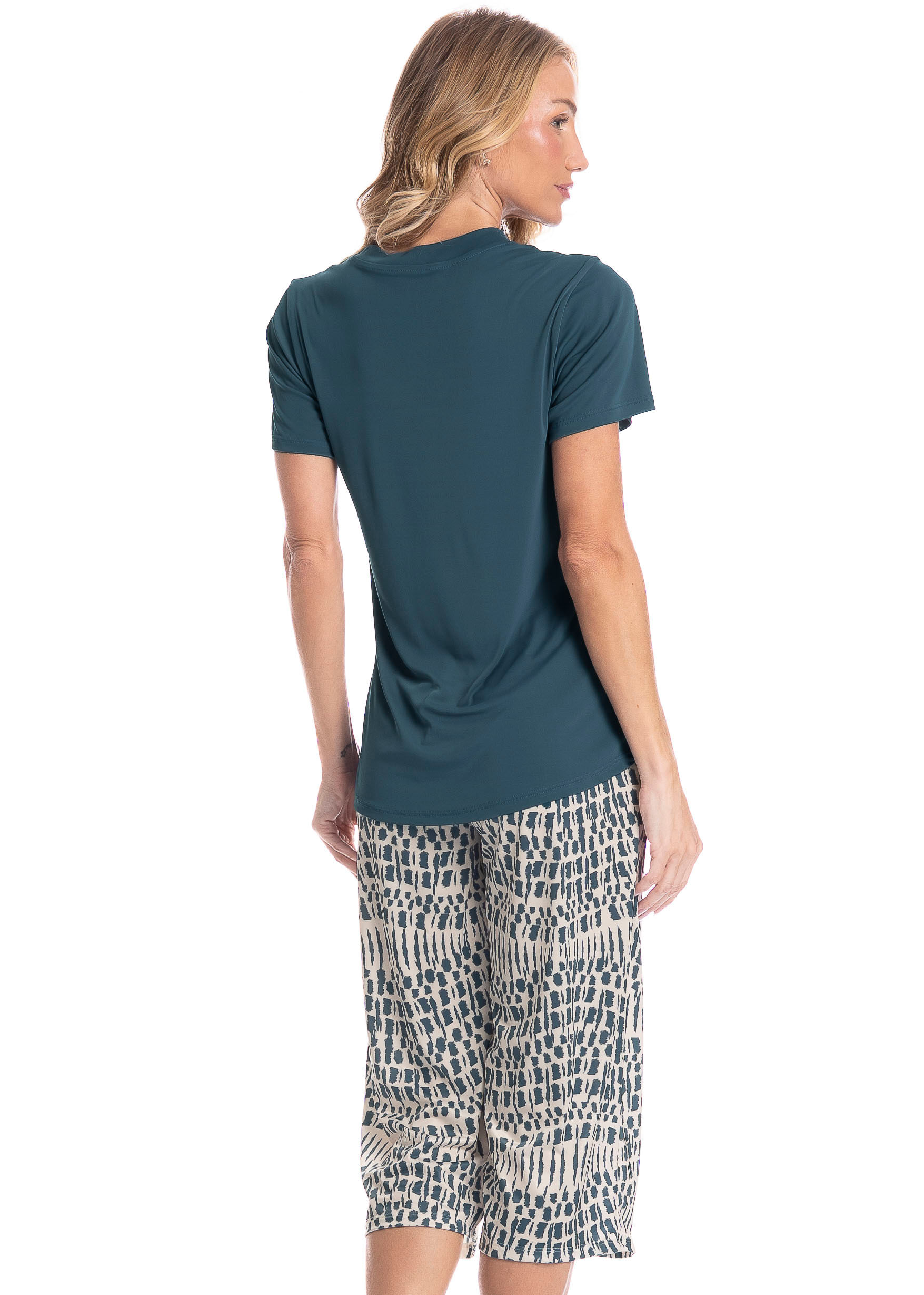 Pijama Feminino Pescador Júlia - Imagem 4 - Mobile