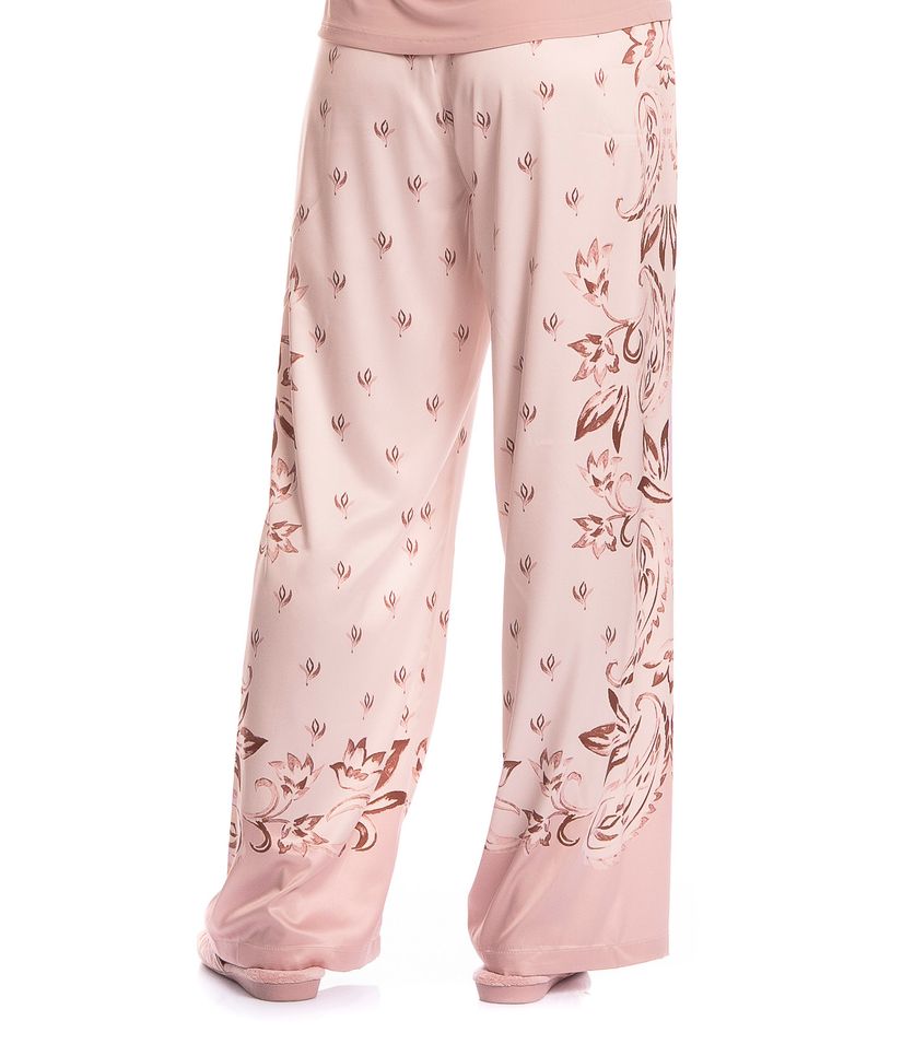Pijama Feminino Longo Manga Curta Afrodite - Imagem 5 - Desktop