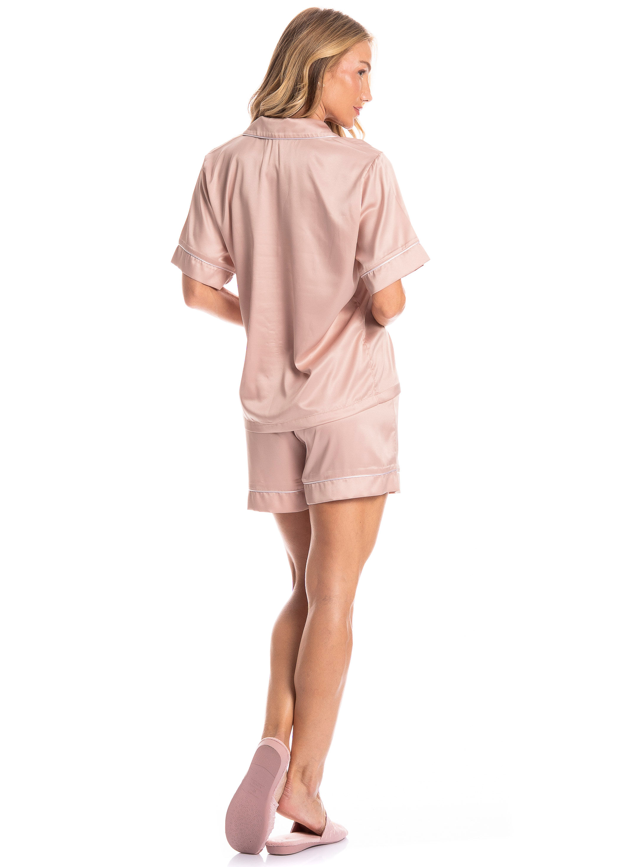 Pijama Americano Feminino Curto Lia - Imagem 4 - Mobile