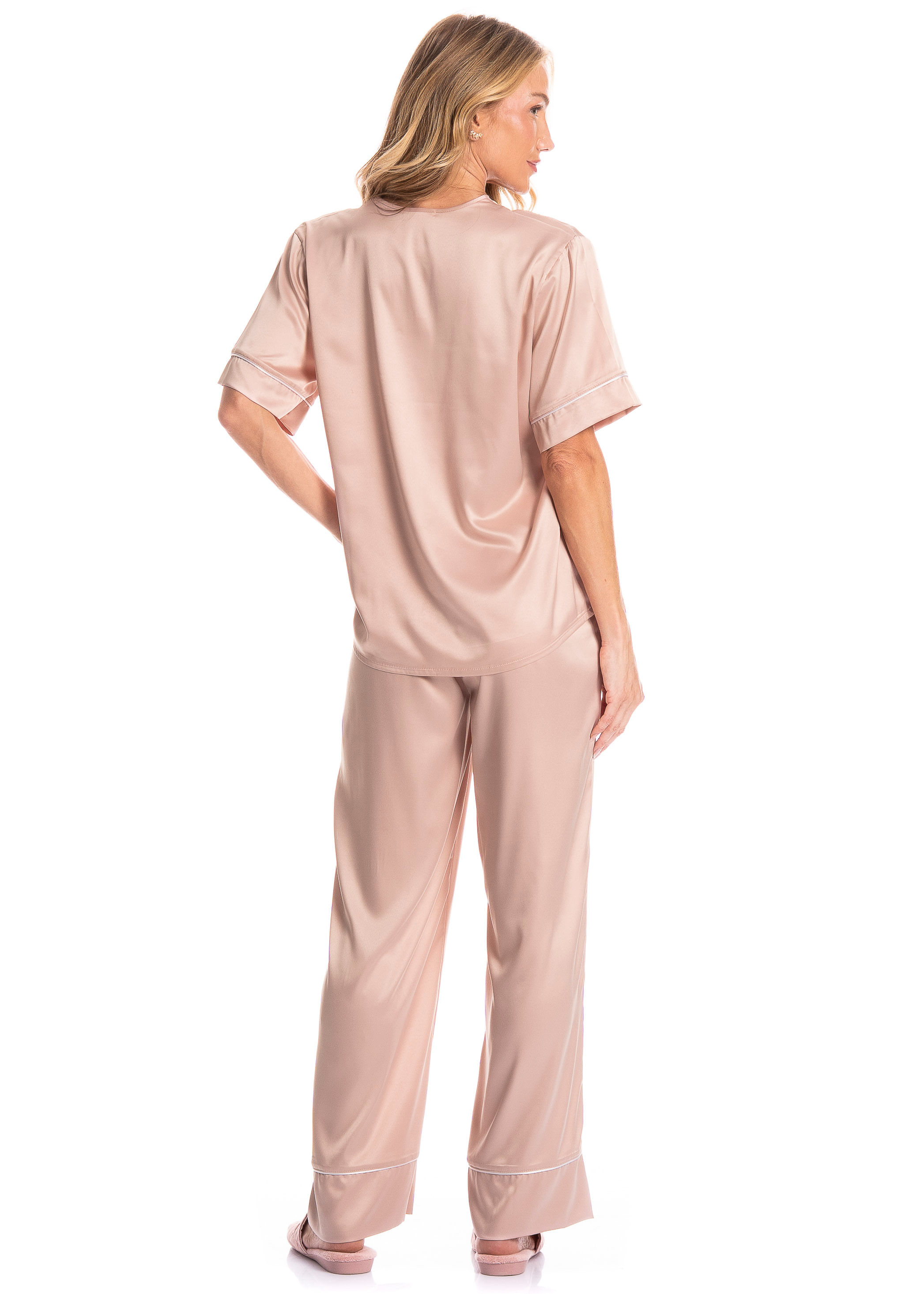 Pijama Americano Longo Lia - Imagem 2 - Mobile
