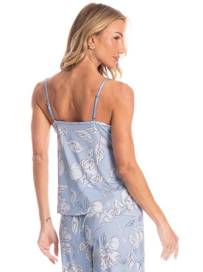 Pijama Feminino Capri Flora - Imagem 4 - Desktop