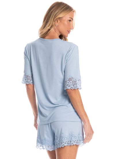 Pijama Feminino Curto Aurora - Imagem 2 - Desktop