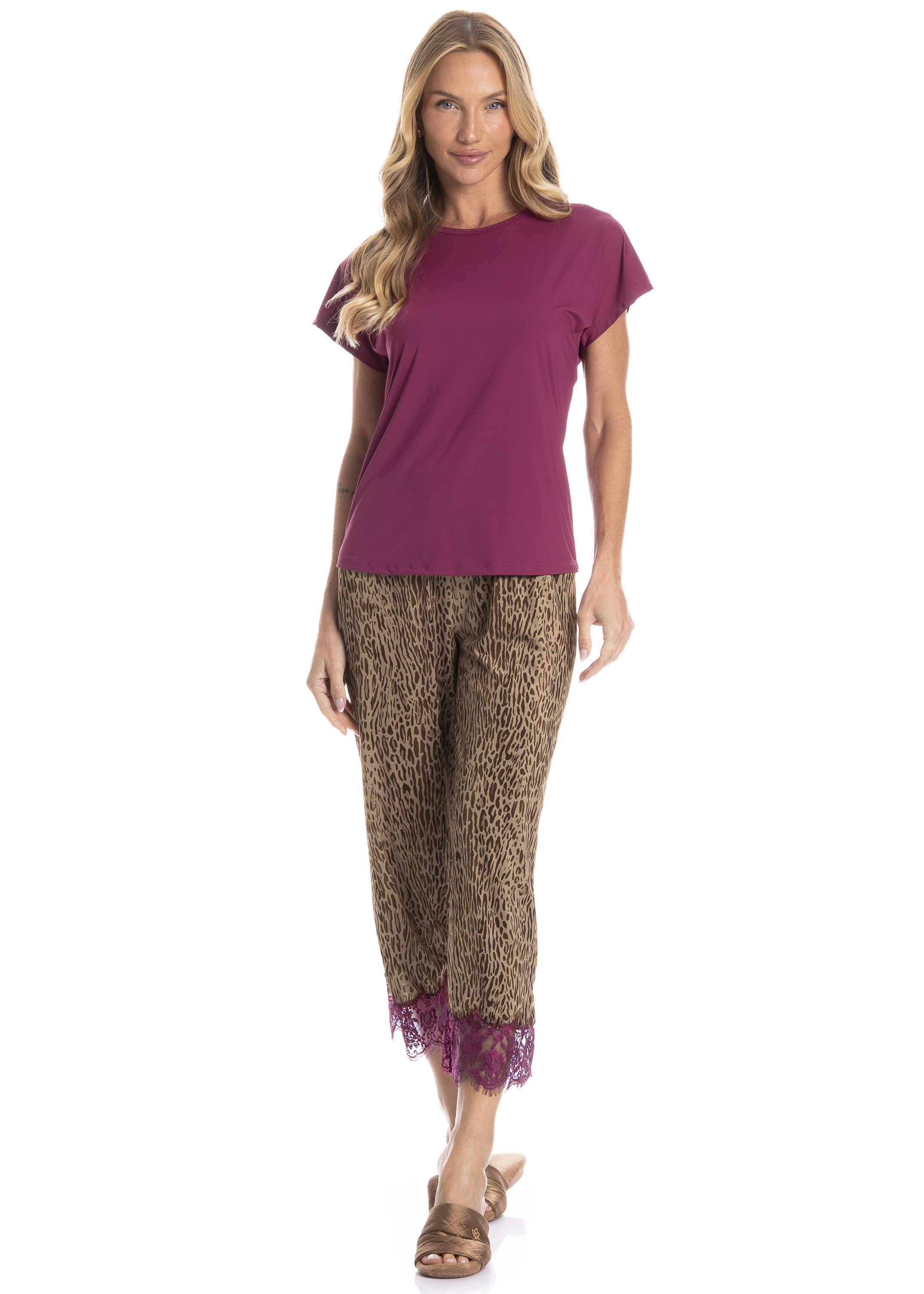 Pijama Feminino Capri Ártemis - Imagem 1