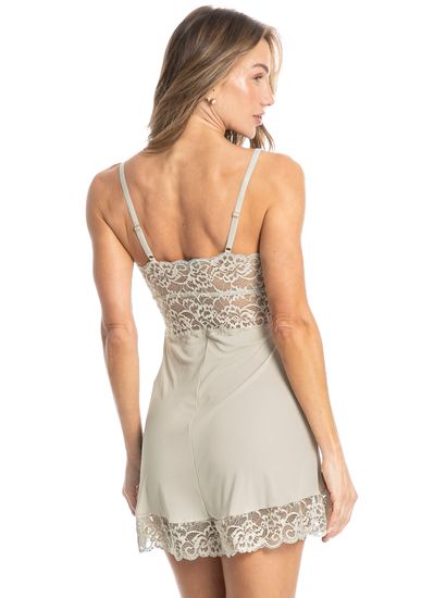 Camisola Curta Com Renda Manu - Imagem 2 - Desktop