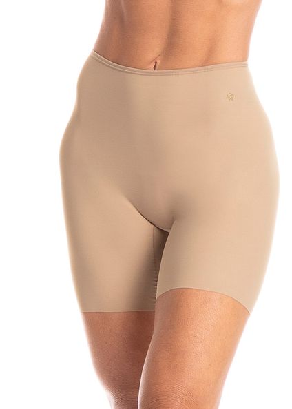 Shorts Feminino Invisible Corte A Fio Bege - Imagem 1