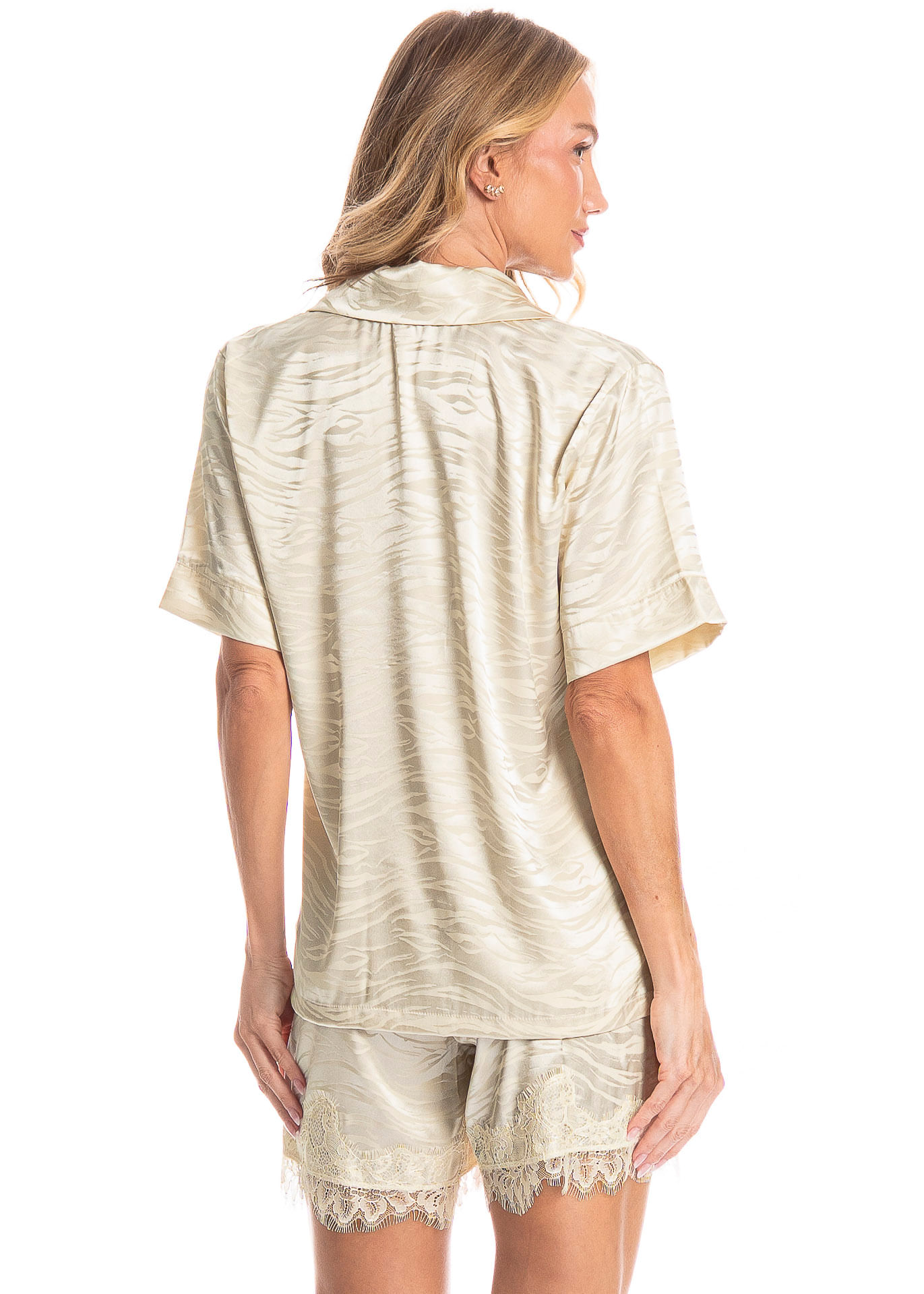 Pijama Americano Feminino Curto Isa - Imagem 2 - Mobile