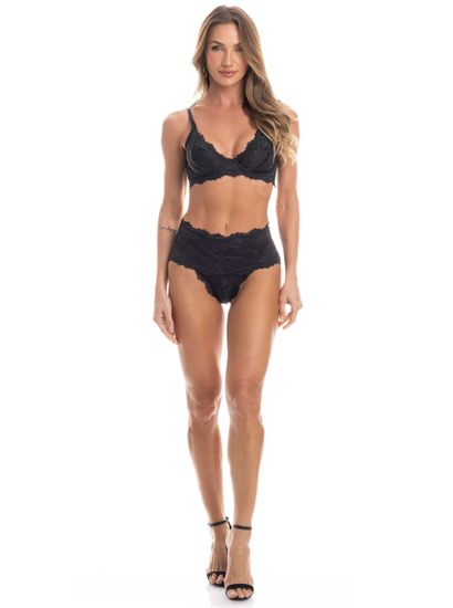 Calcinha Compress Slim Power Em Renda Naomi - Imagem 3 - Desktop