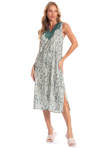 Camisão Midi Regata Hera Verde - Imagem 1