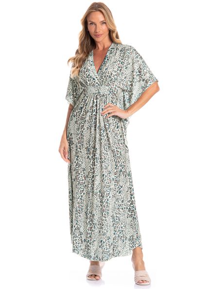 Kaftan Feminino Longo Hera Verde - Imagem 1