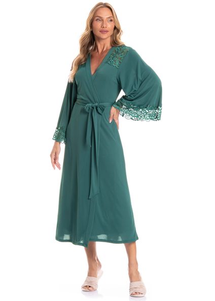 Robe Feminino Midi Manu Colors Verde - Imagem 1