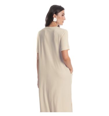 Vestido Com Manga E Bolso Venturini - Imagem 2 - Mobile