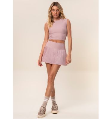 Short Saia Plissado Blushed Vivame - Imagem 3 - Mobile