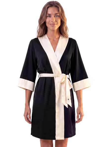 Robe Feminino Mellow Preto - Imagem 1
