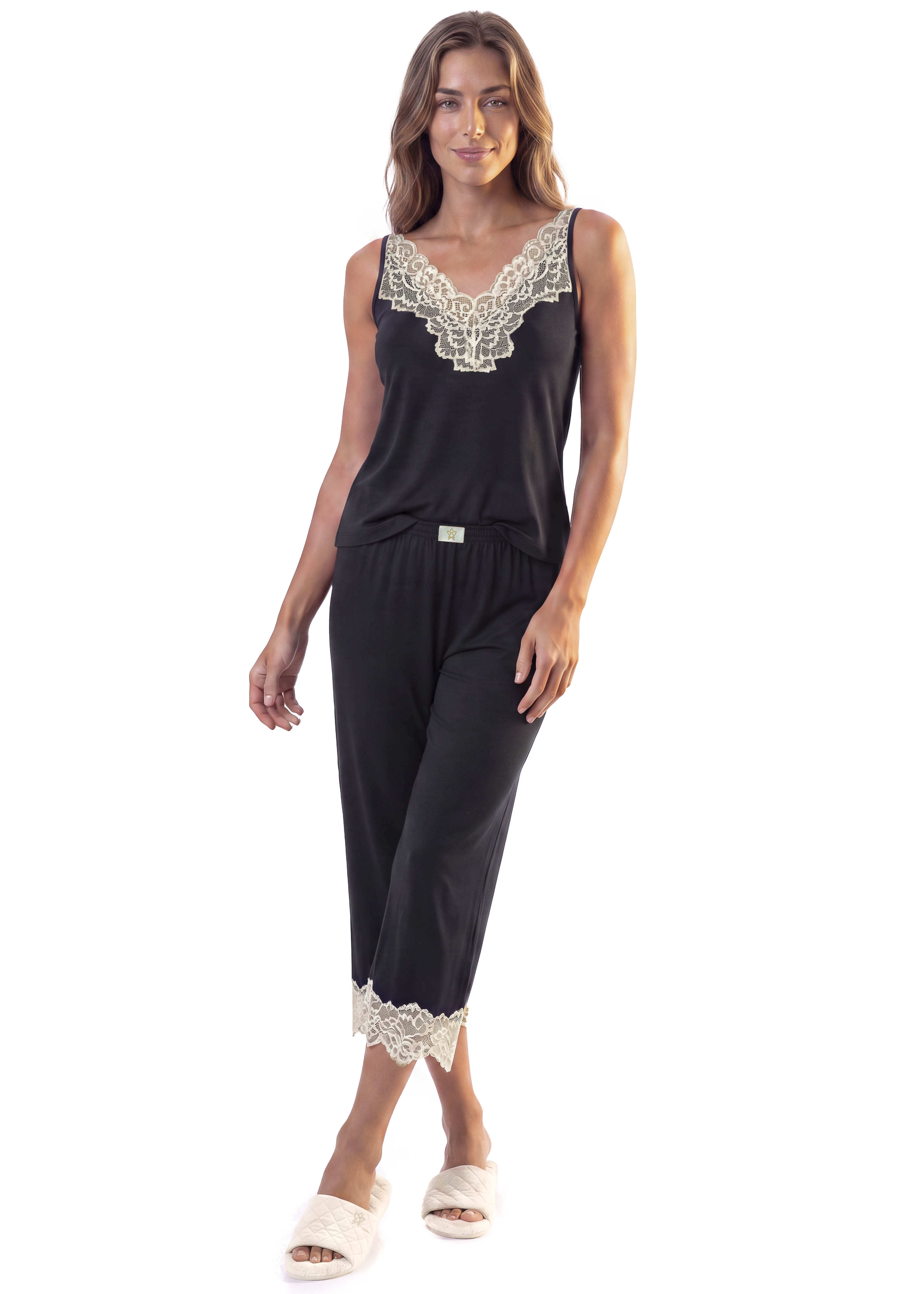 Pijama Feminino Capri Mellow - Imagem 1